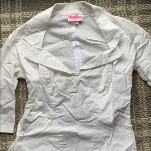 Pinup Girl/Dapper White Blouse